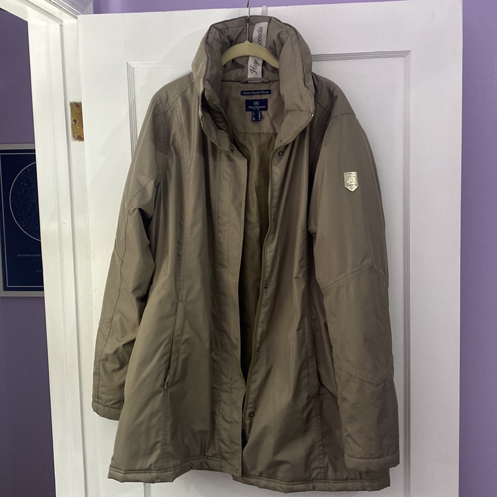Horze Crescendo Exclusive Equestrian Moments Winter Coat  Tannish Gray